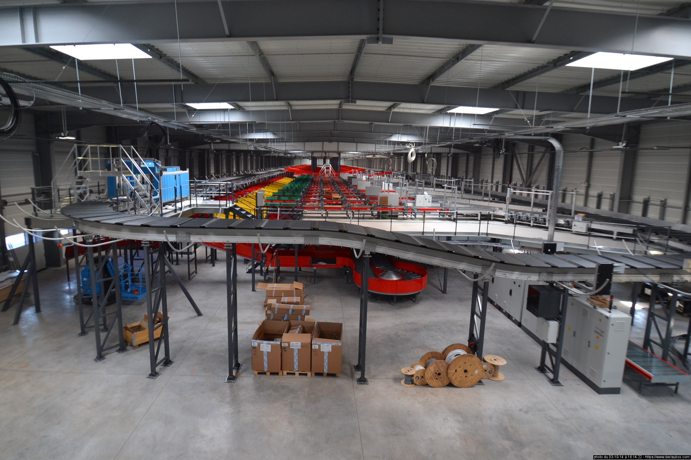 plateforme et ligne de production